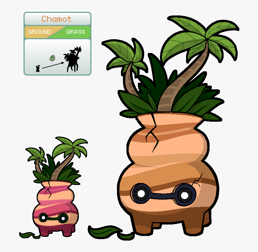Fakemon Of Qamor Outdated Little Clay Pot Ⓒ - Flower Pot Fakemon, Transparent Clipart