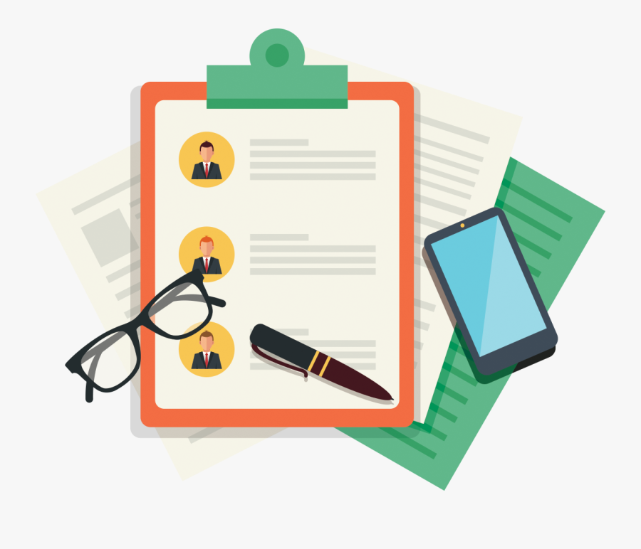 Resume Clip Art Contemporary - Resume Clipart, Transparent Clipart