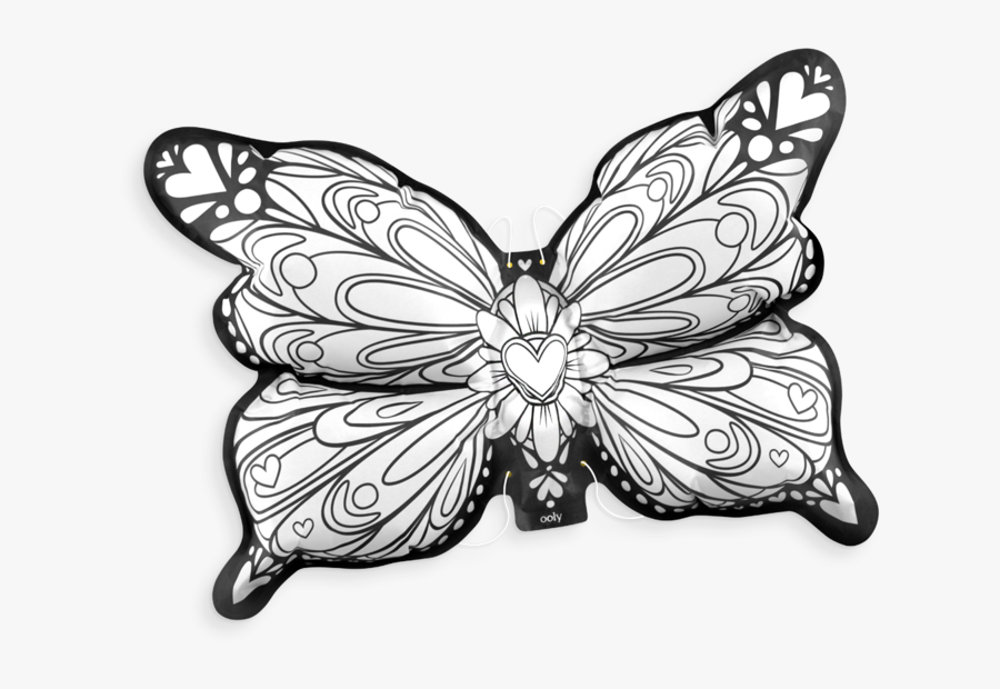 3d Colorables Butterfly Wings - 3d Colorables, Transparent Clipart