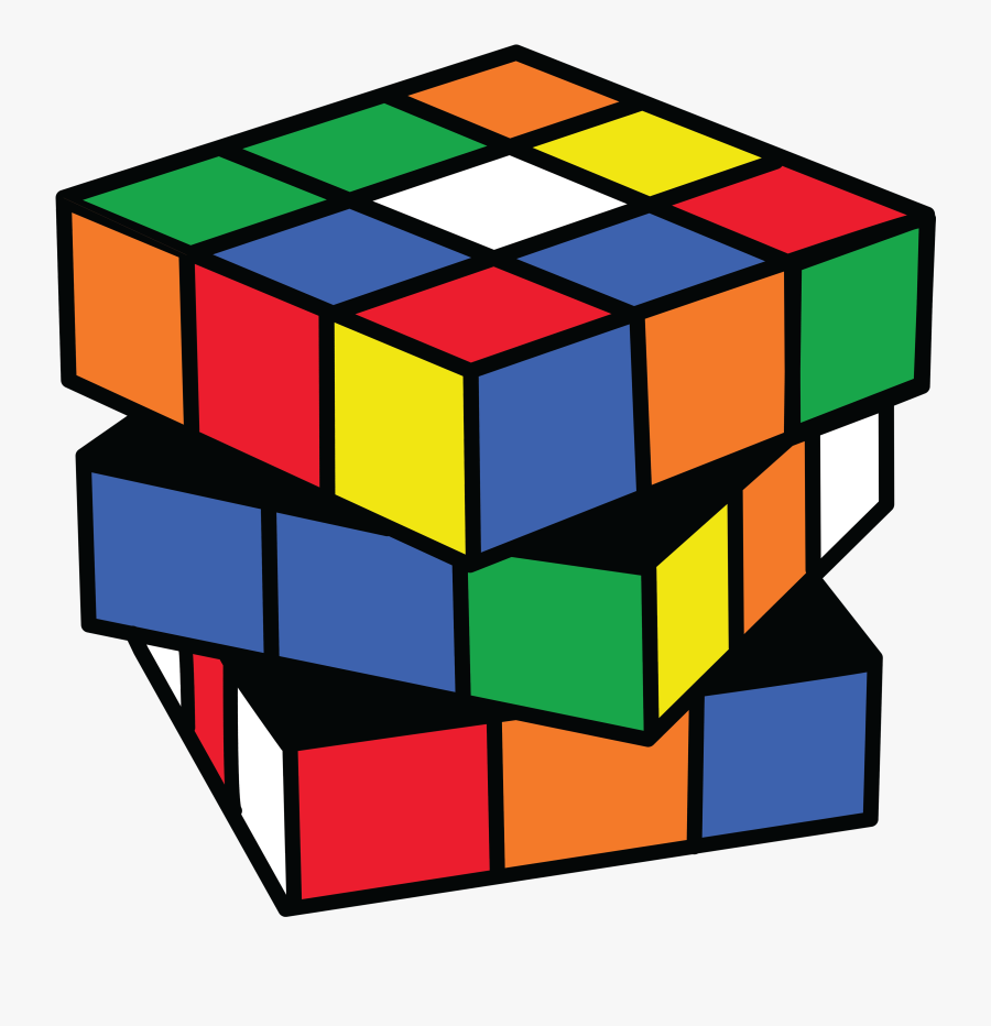 Rubix Cube Clip Art Transparent Background Rubik S Cube Clipart