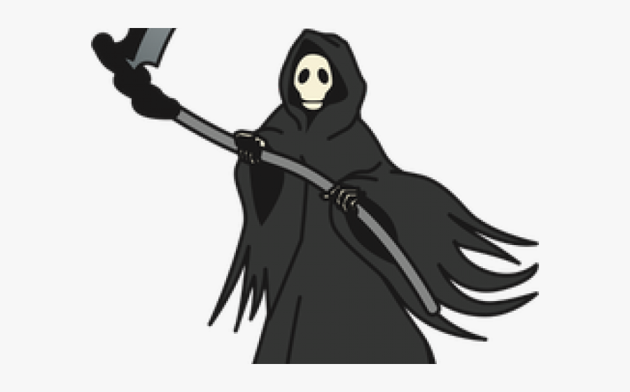Gravestone Clipart Row - Grim Reaper Gif Transparent, Transparent Clipart