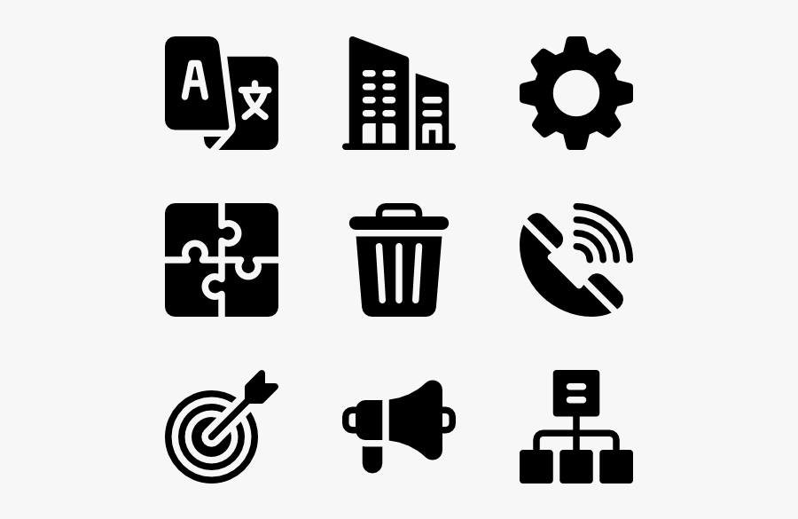 Phone Icons Resume - Logistic Icons, Transparent Clipart