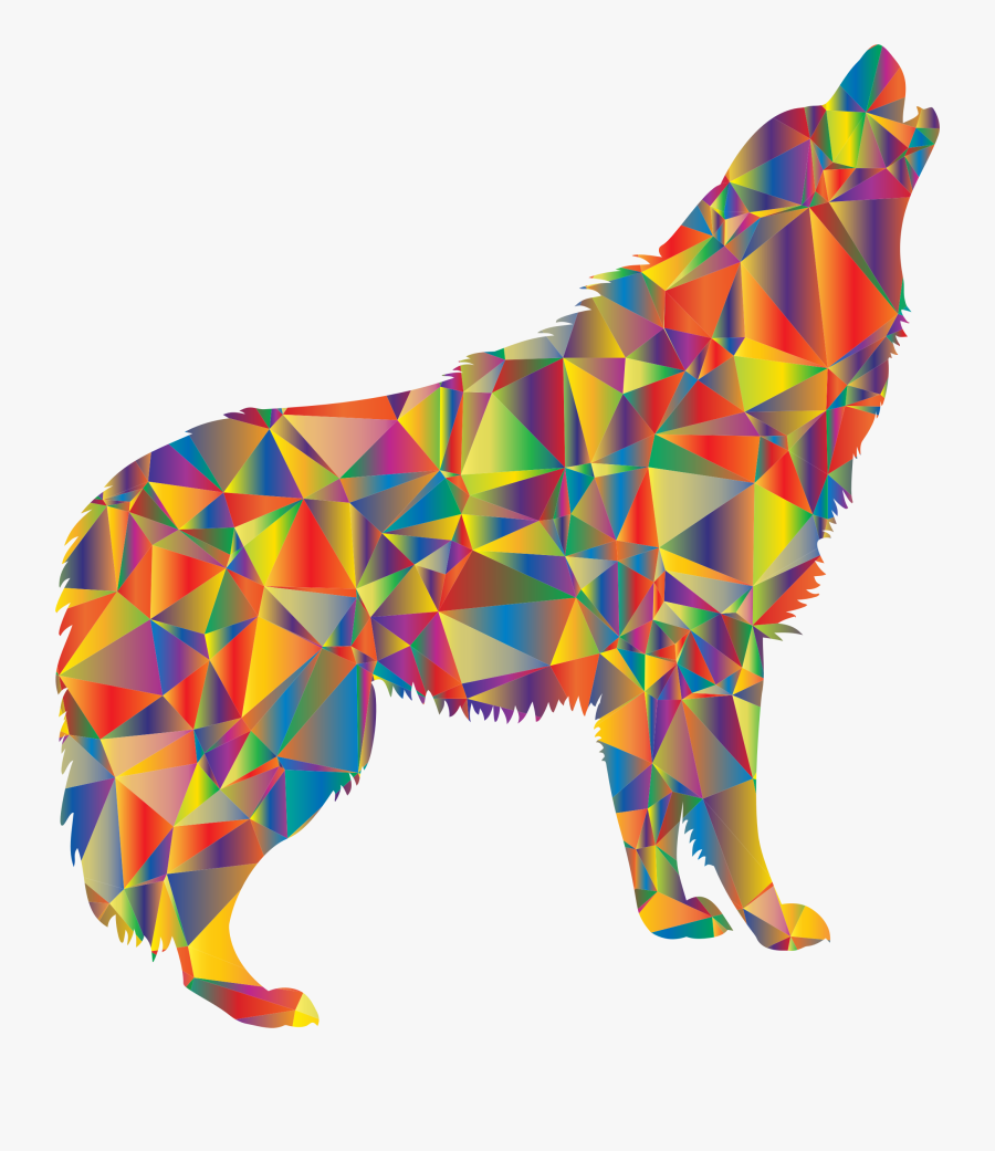 Pinata Clipart Clip Art - Colorful Wolf Png Transparent, Transparent Clipart