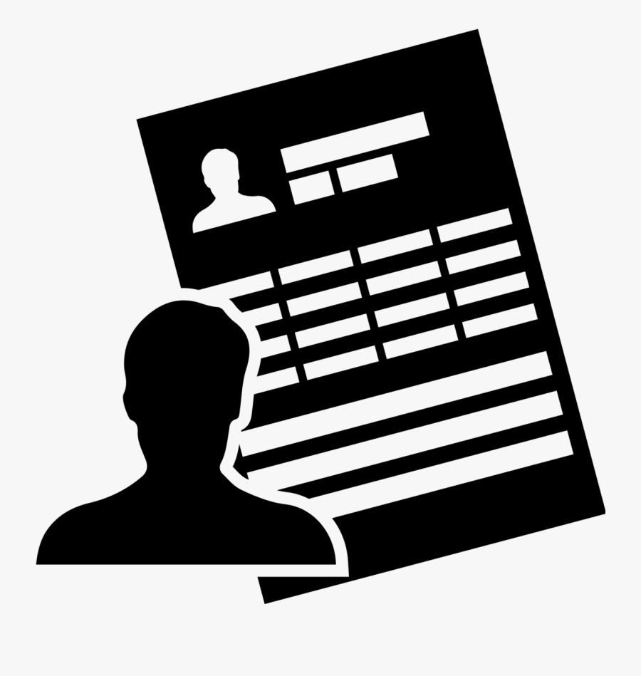 Transparent Free For - Cv Data Base Icon, Transparent Clipart