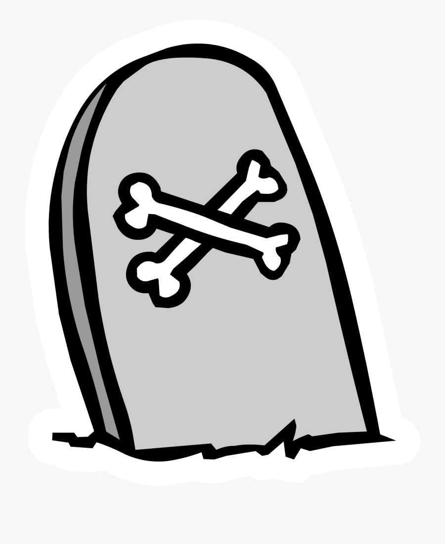Gravestone Clipart Club Penguin - Headstone Clipart, Transparent Clipart