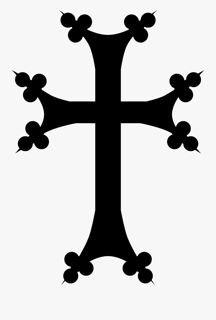 Cross Gravestone Clipart - Armenian Cross Clip Art, Transparent Clipart