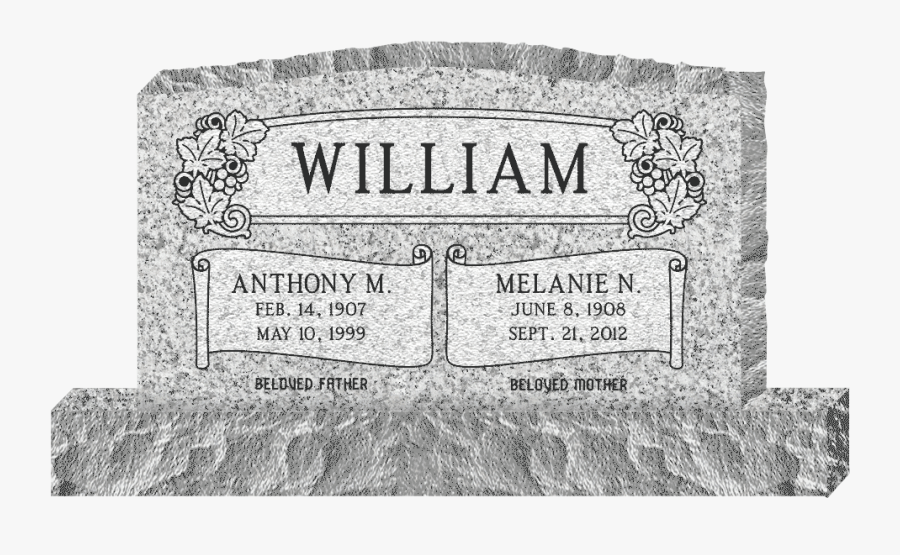 Index Of - Headstones Simple Upright, Transparent Clipart