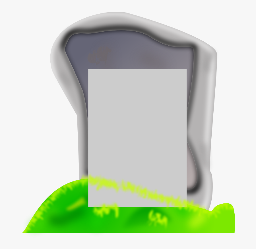 Empty Gravestone - Picture Frame, Transparent Clipart