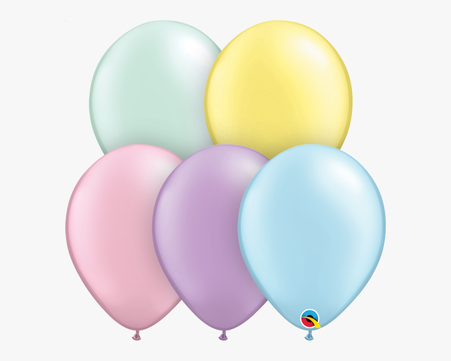 Pastel Balloons Png Resume Pearl Metallic By The Bunch - Qualatex Pastel Assortment, Transparent Clipart