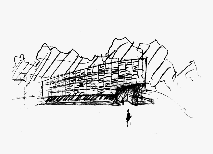 Drawing Museum Architecture London - Sketch, Transparent Clipart