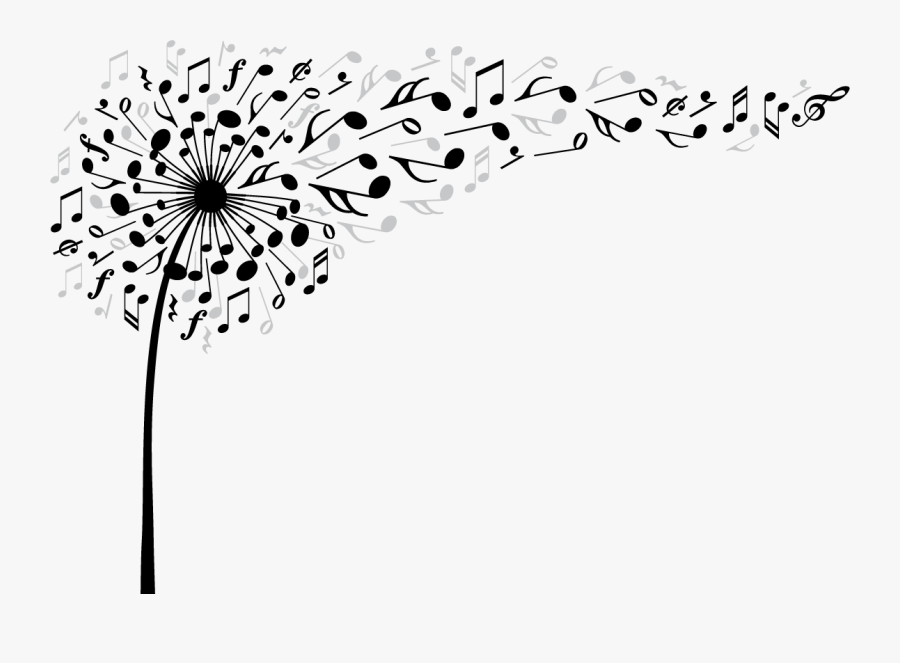 Música Flor, Transparent Clipart