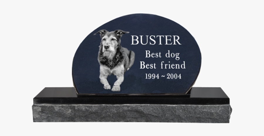 Pet Photo Laser Engraved Granite Headstone- Oblong - Headstone, Transparent Clipart