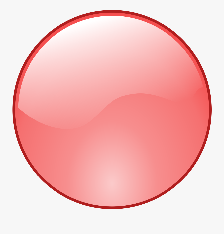 Red Button, Transparent Clipart
