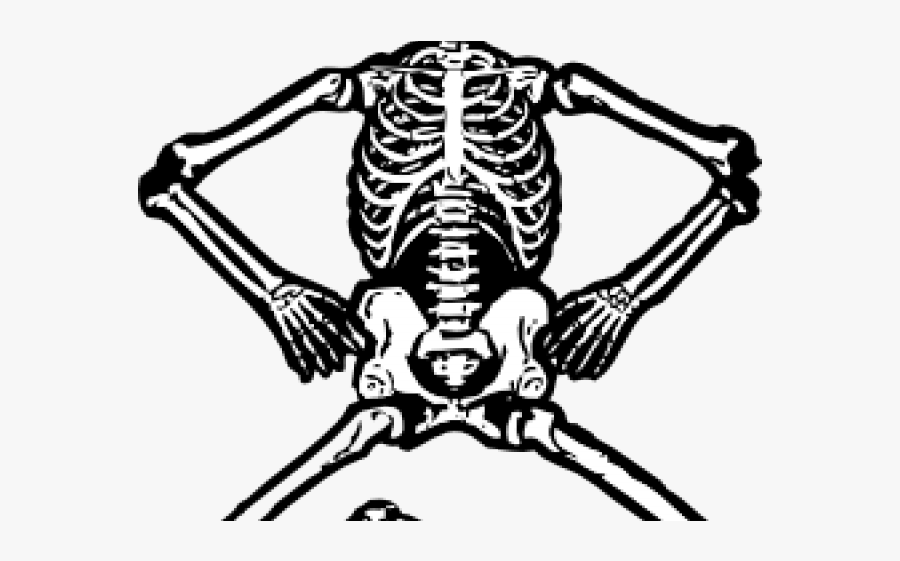Skeletal Clipart Black And White, Transparent Clipart