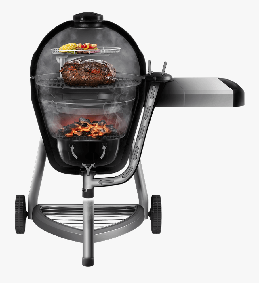 Char Broil Kamander Charcoal Grill, Transparent Clipart