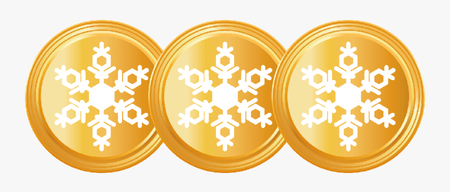 3 Flocons - Circle, Transparent Clipart