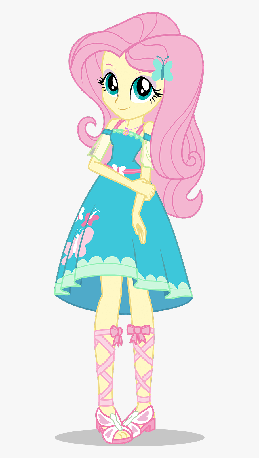 Fluttershy My Little Pony - Mlp Eg Better Together Fluttershy, Transparent Clipart