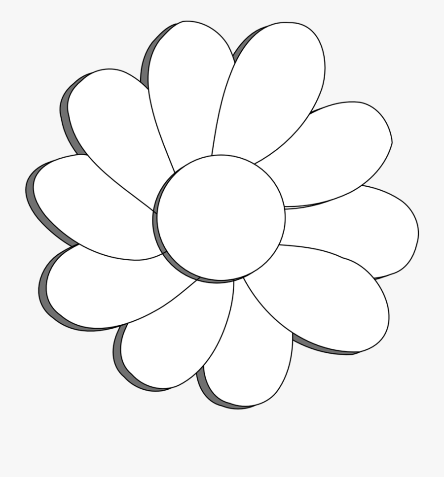 Black And White Flower Clip Art, Flowers Black And - Happy Smiley Face Animated Gif, Transparent Clipart
