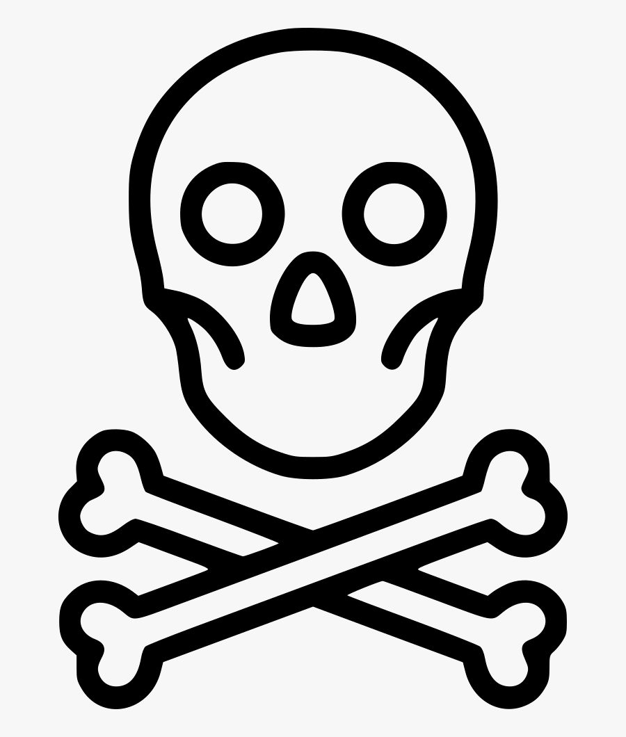 Toxic Clipart Skull Bone - Animal Skull And Crossbones, Transparent Clipart