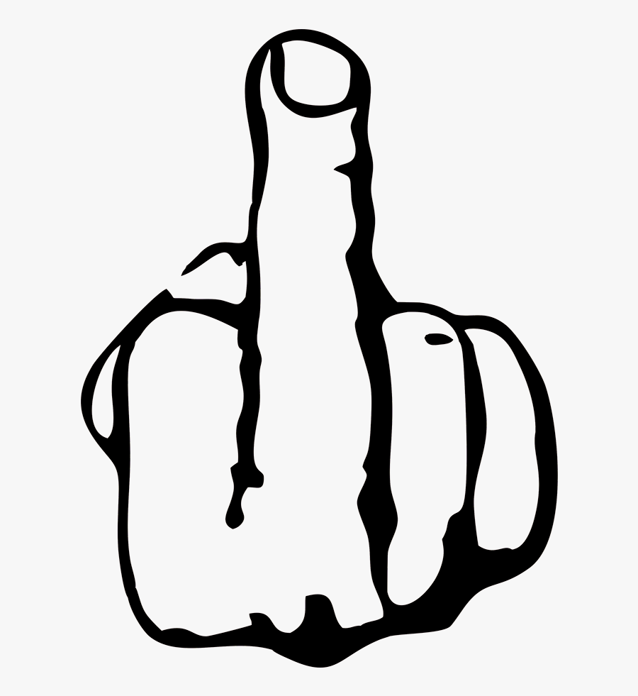 Clip Art Cat Giving The Picture - My Life My Fucking Rules, Transparent Clipart