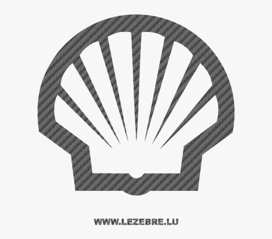 White Black Shell Logo, Transparent Clipart