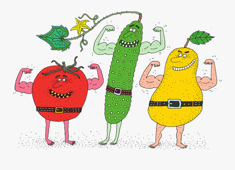 Tomato, Cucumber, Pear, Food, Nutrition, Vegetables - Eat Right Live Strong, Transparent Clipart