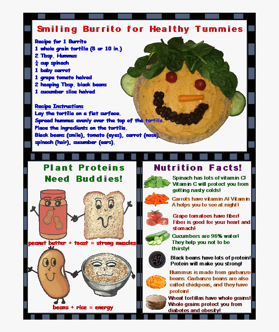 Burrito Man Recipe Flyer - Cartoon, Transparent Clipart