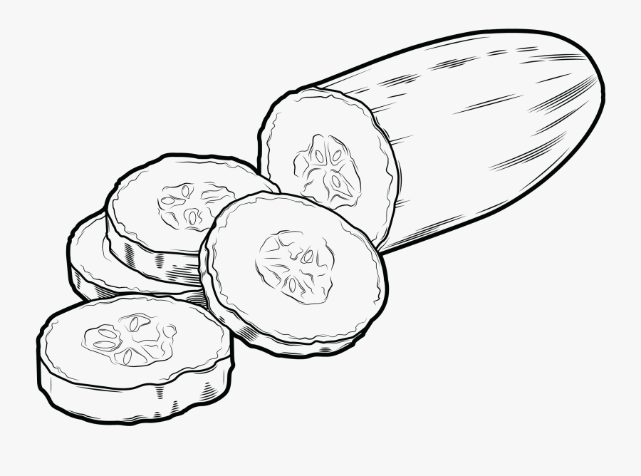 Featured image of post Cucumber Clipart Black And White Cucumber clip art images illustrations photos