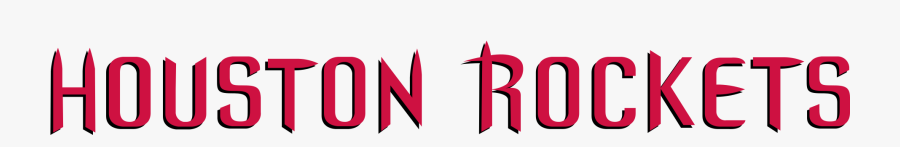 Houston Rockets Font Clipart Images Gallery For Free - Houston Rockets Wordmark Transparent, Transparent Clipart