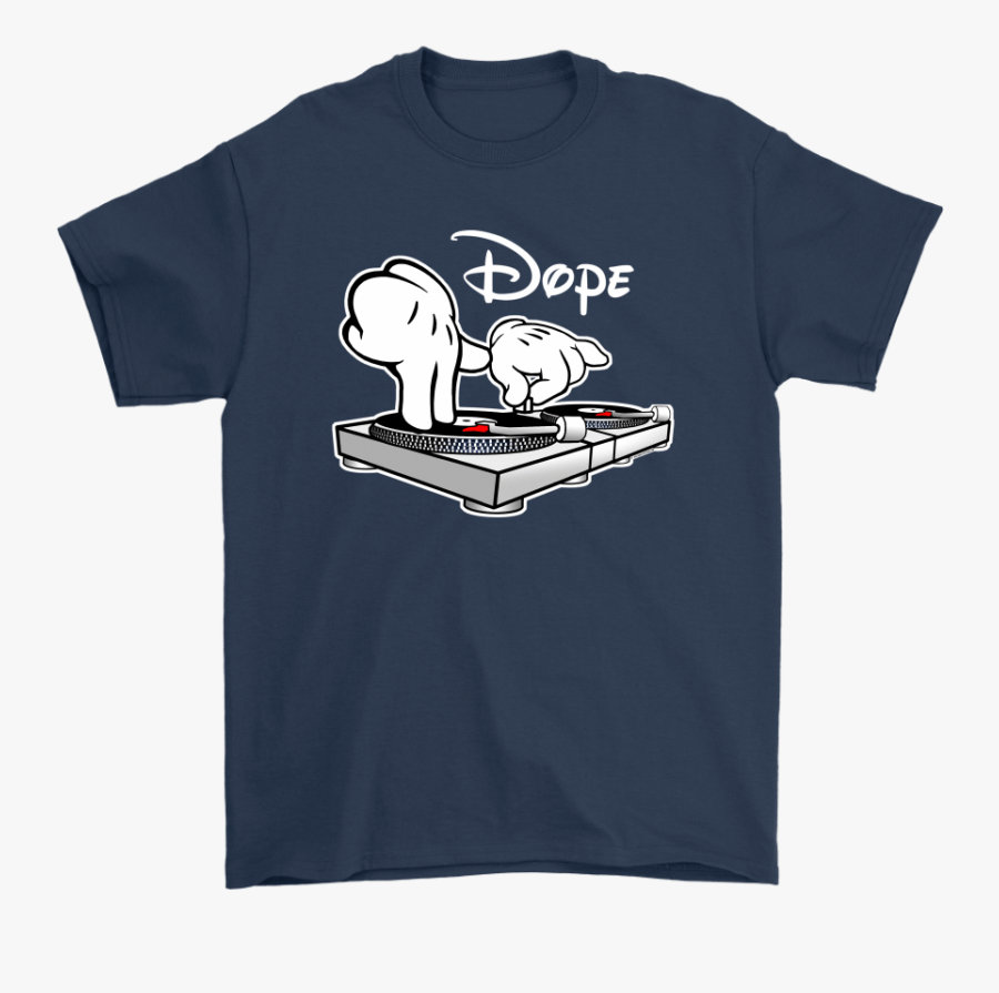 Dope Disc Jockey Disney Mickey Hands Mixing Music Shirts - Hard Rock Cafe Bucharest T Shirt, Transparent Clipart