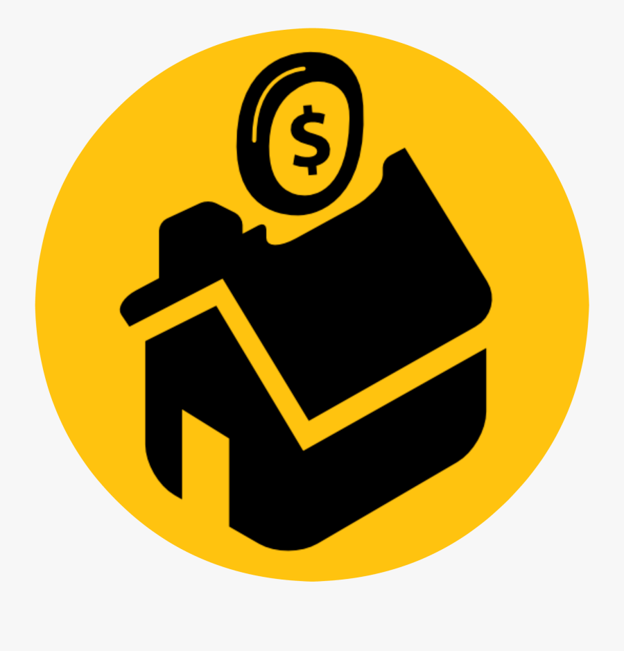 Invest In Real Estate - Dollar Sign, Transparent Clipart
