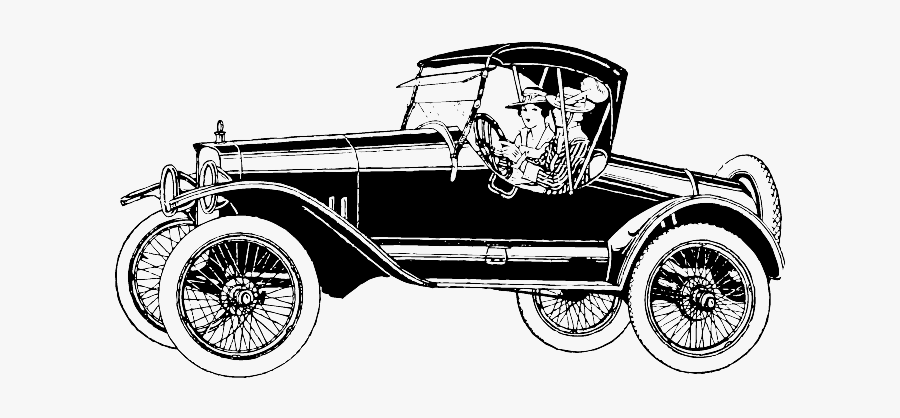 Old Car, Transparent Clipart
