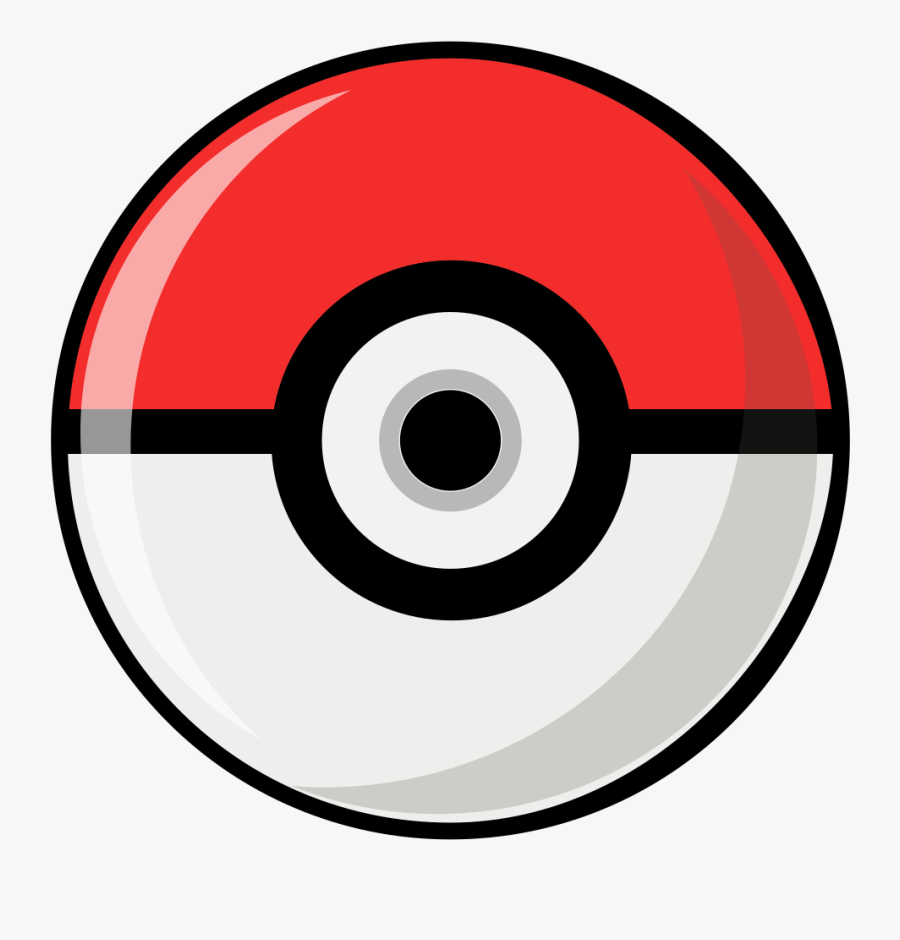 Pokemon Red Pokeball Clip Art - Transparent Pokemon Clip Art, Transparent Clipart
