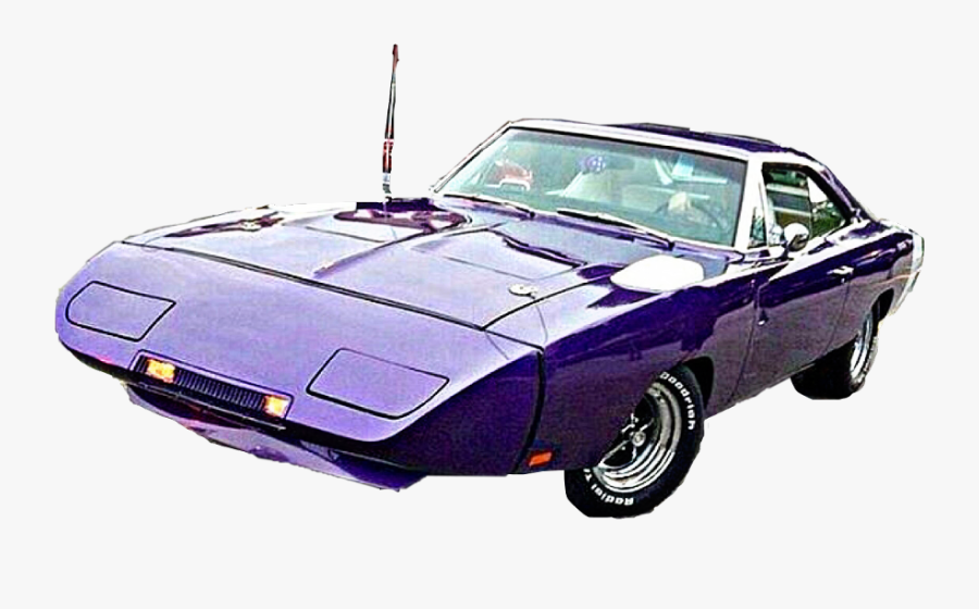 Purple Car Sports Sporty Dodge - Dodge Charger Daytona, Transparent Clipart