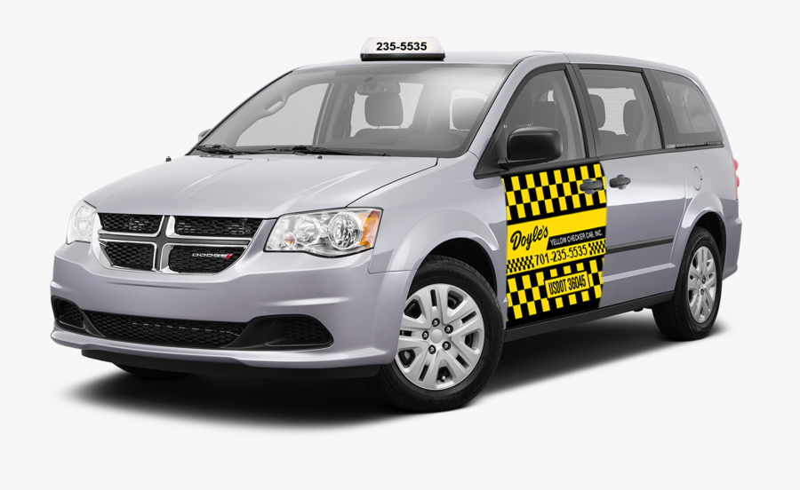 Transparent Taxi Cab Png - 2016 Black Dodge Grand Caravan, Transparent Clipart