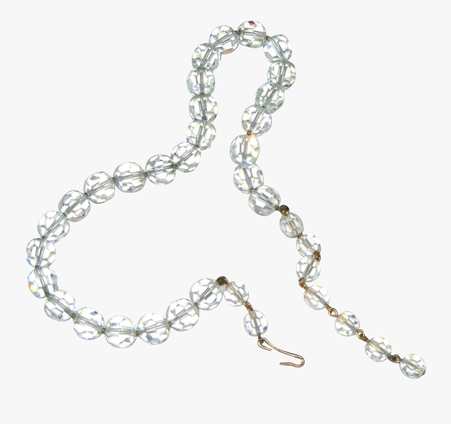 Clipart Free Stock Exquisite Faceted Lead Crystal Vintage - Chain, Transparent Clipart