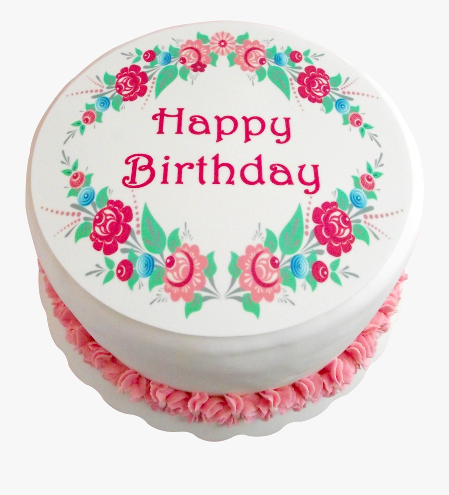 Happy Birthday Cake Png, Transparent Clipart