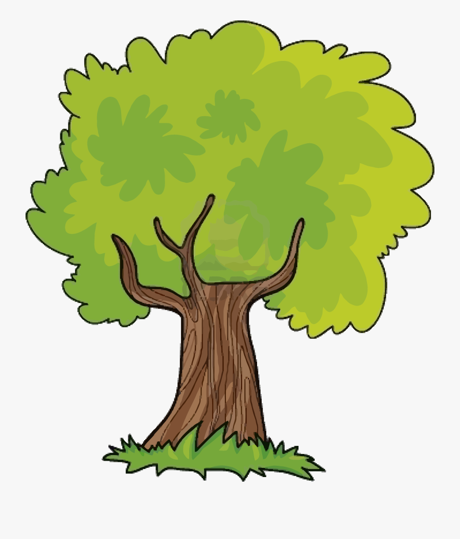 New Green Tree Clipart Png - Cartoon Animated Tree, Transparent Clipart