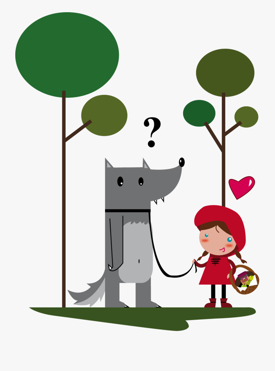 Red Riding Hood Clipart Traditional Literature - Traditional Literature Clipart, Transparent Clipart