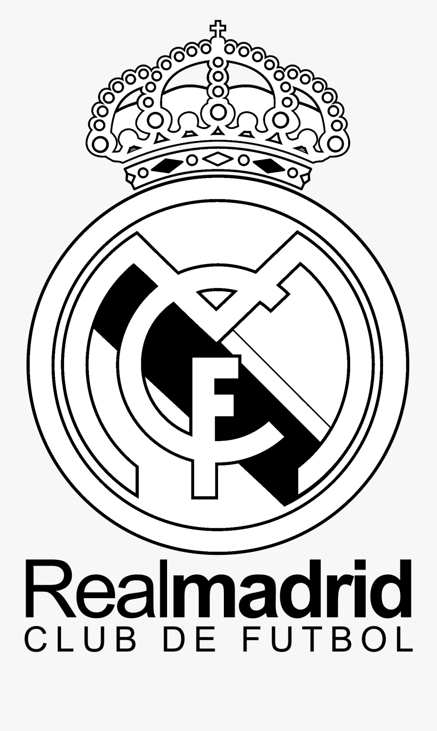 Logo Real Madrid Vetor, Transparent Clipart