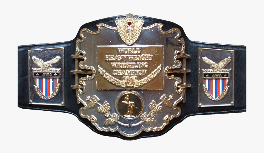 Belts Awa World Cham Awa World Heavyweight Championship - Awa World Heavyweight Championship Belts, Transparent Clipart