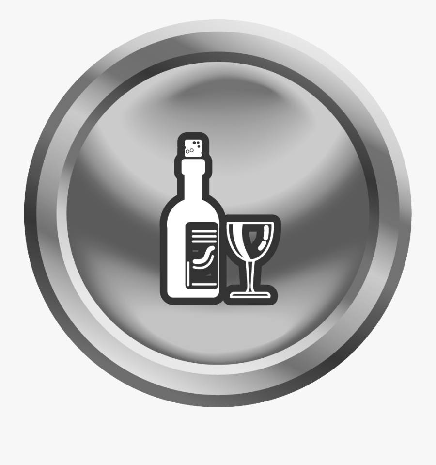 Button-gifts - Glass Bottle, Transparent Clipart