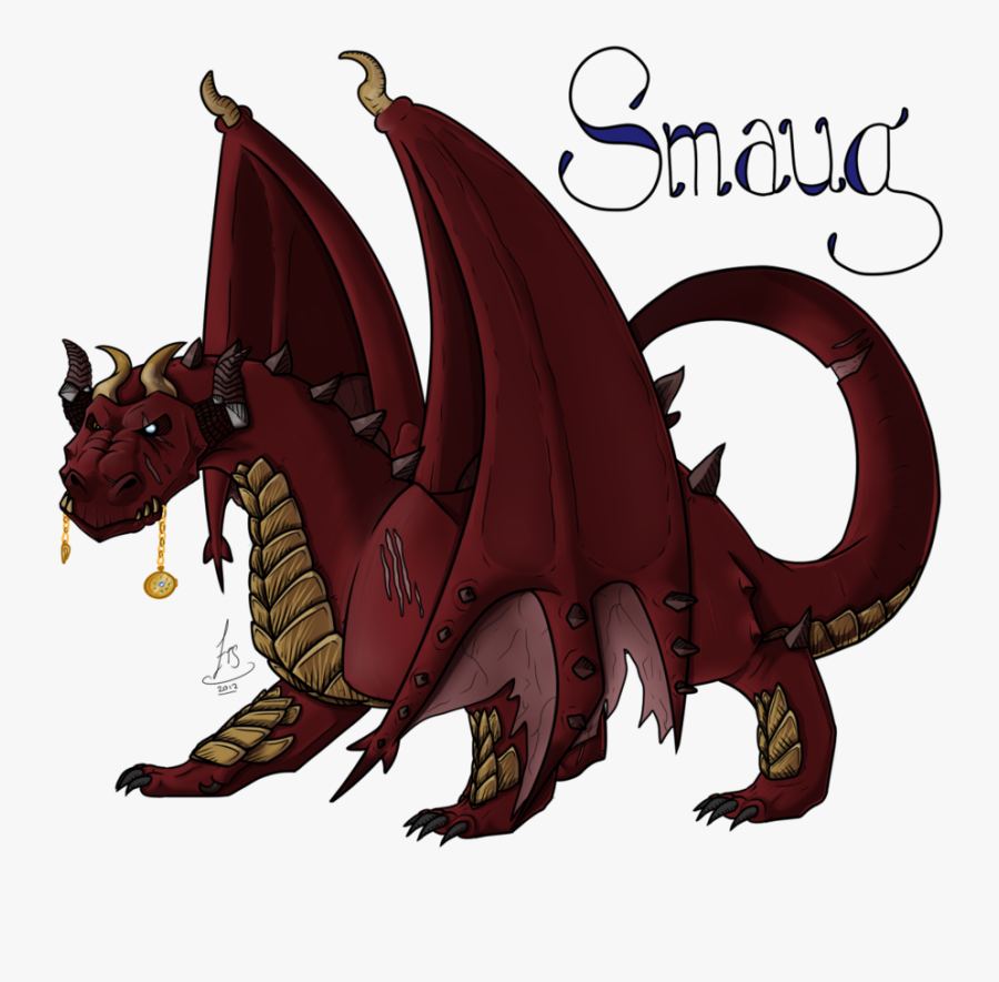 Collection Of Free Smaug Drawing Cartoon Download On - Smaug Hobbit Clip Art, Transparent Clipart