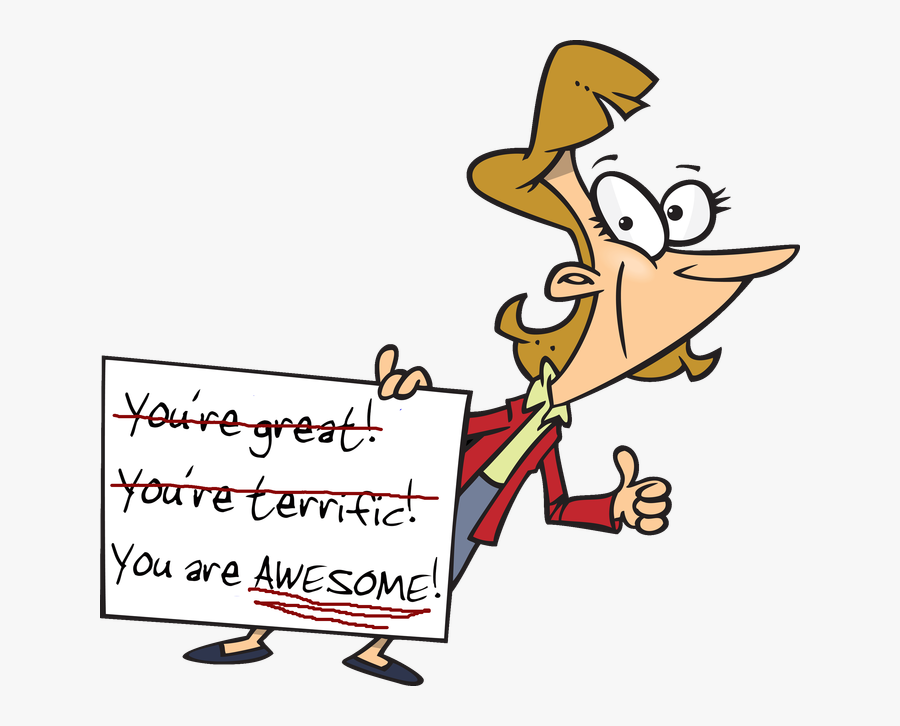 Transparent Anatomy And Physiology Clipart - Cartoon Woman By Ron Leishman, Transparent Clipart