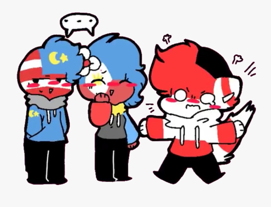 #countryhumans #indonesia #philippines #malaysia #notmime - Countryhumans Philippines X Indonesia, Transparent Clipart