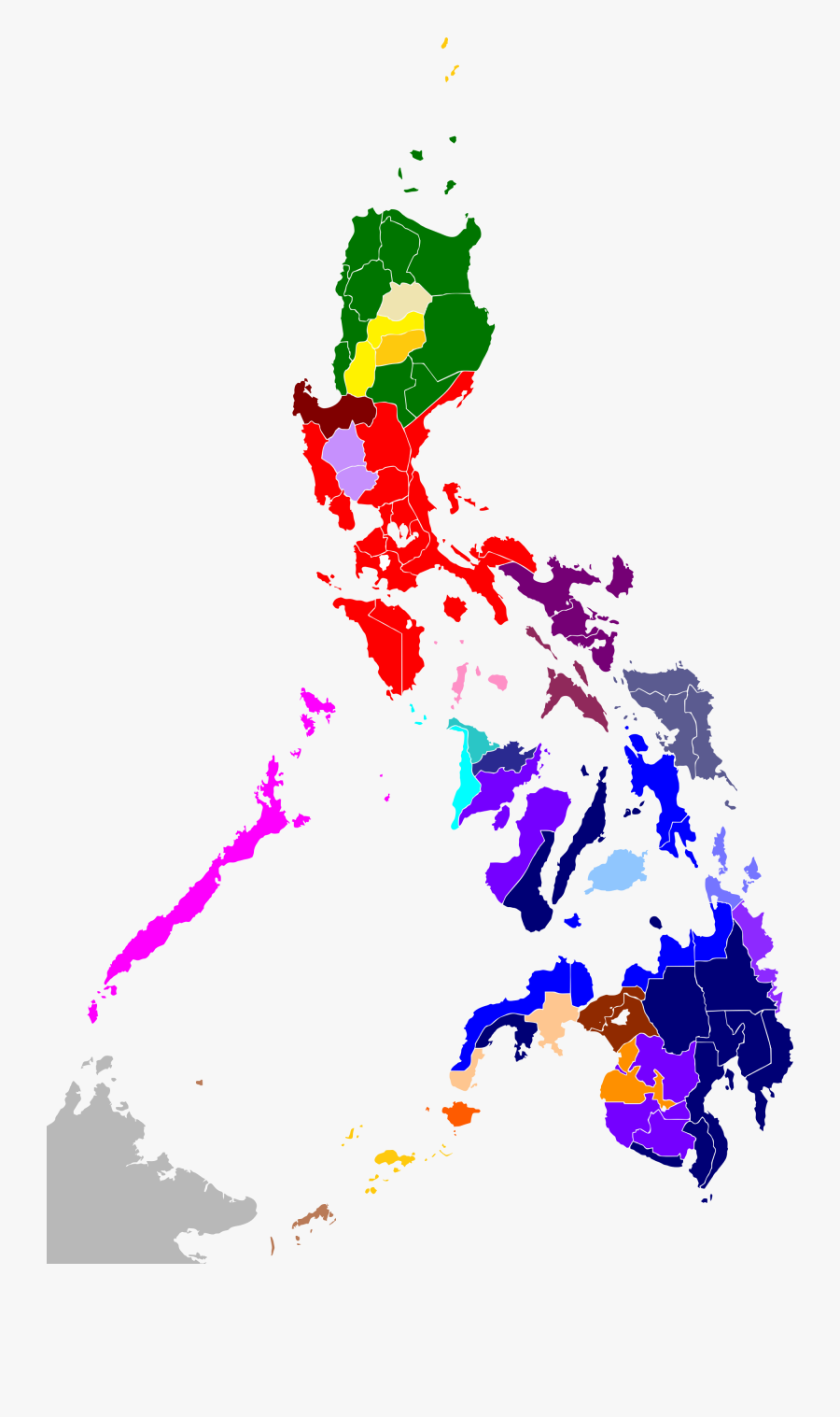 Philippine Map Without Label Free Transparent Clipart Clipartkey | The ...