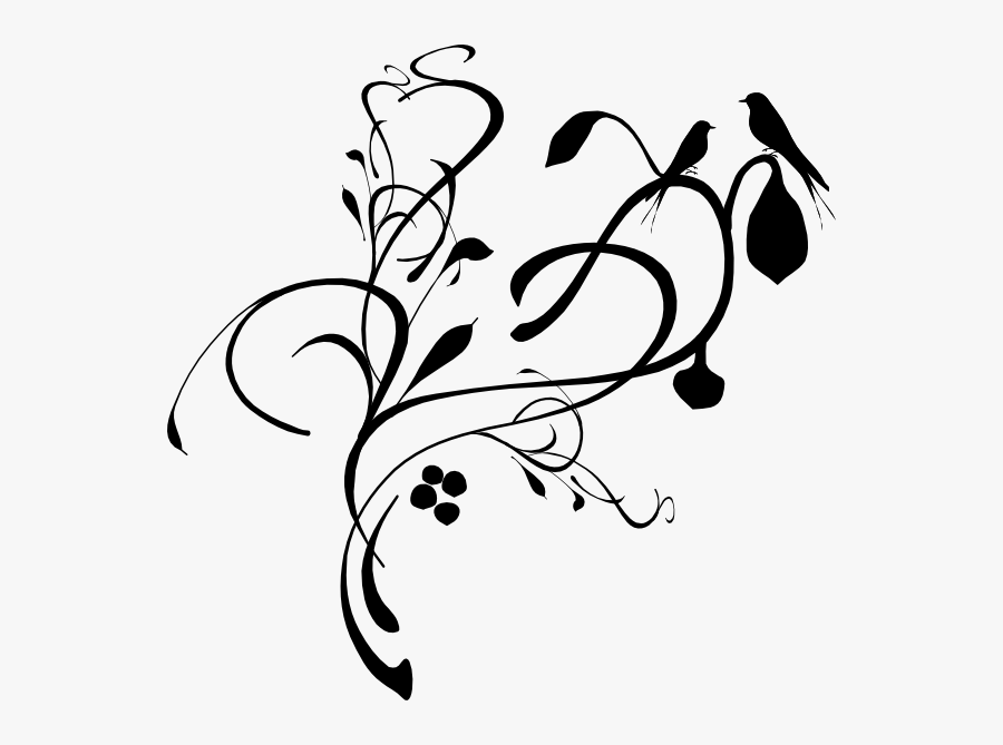 Black And White Wedding Borders, Transparent Clipart