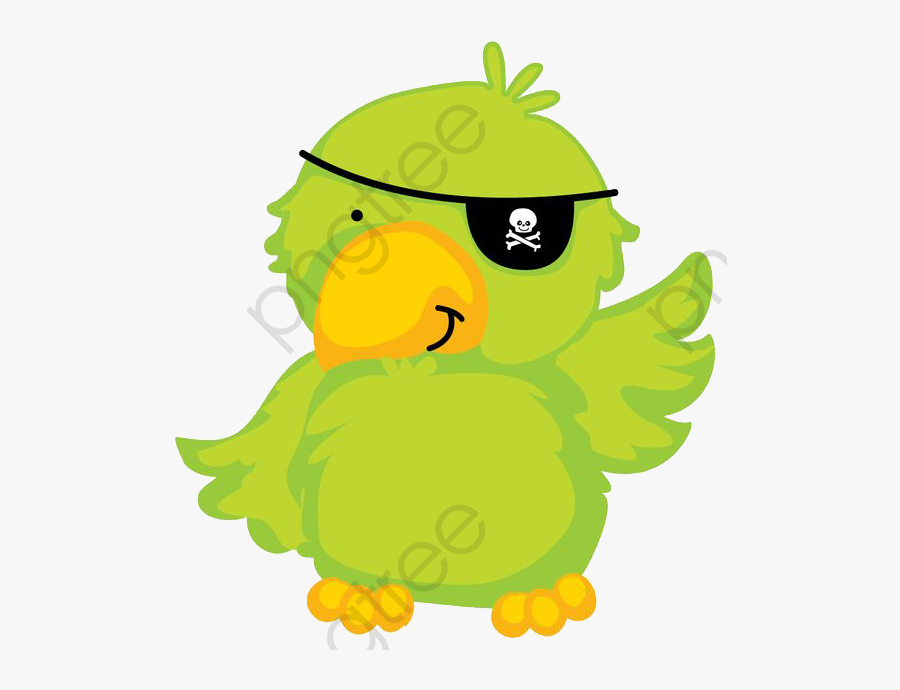 Pirate Clipart Parrot - Papagio Pirata Png, Transparent Clipart
