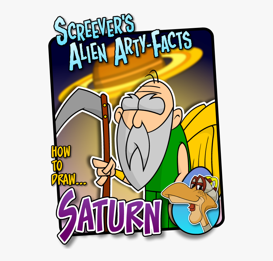 Saaf Saturn Title Page - Cartoon, Transparent Clipart