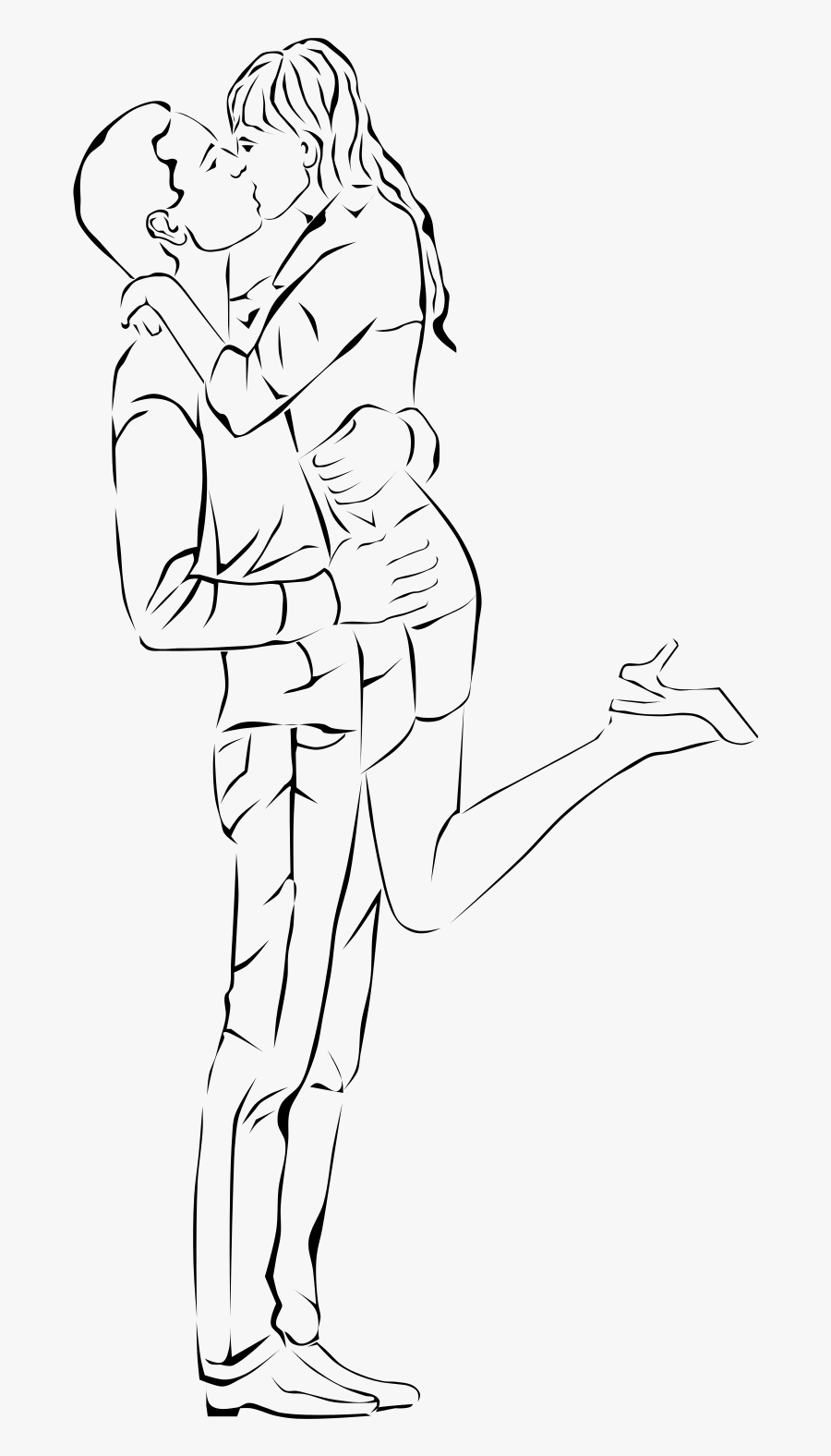 Kiss Clipart Png Text - Cartoon, Transparent Clipart